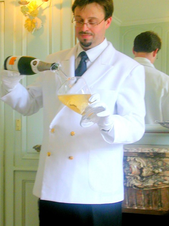 Decanting the Rich Reserve at Veuve Clicquot1.JPG